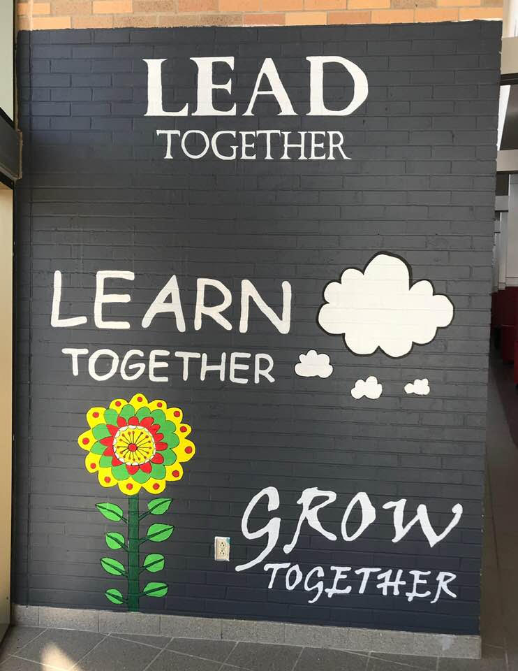 picture of new mural - learn together